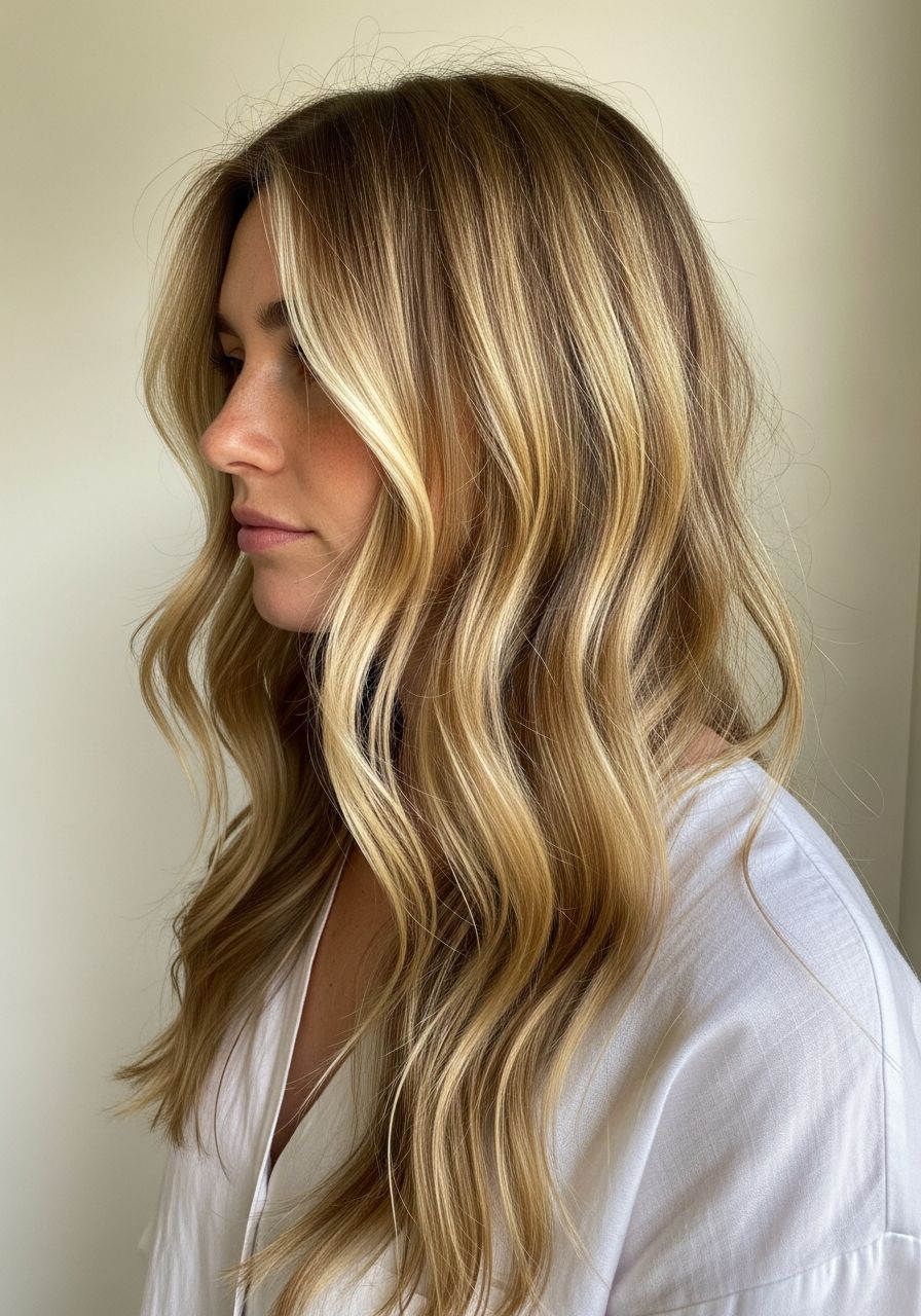 Hair extensions Eton, long blonde extensions finished at Leo & Simon